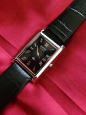 ⚡️RARE Vintage Slim Tank Men's Leather Wrist Watch picture