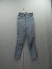 Vintage Breeks Horse Riding Breeches Pants Youth XS Gray USA Kids Equestrian picture
