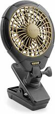 Treva 5 Inch Battery Powered Clip On Fan For Camping, Power Outages, Golf Cart  picture