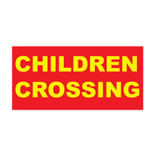 Food Truck Decals Children Crossing Restaurant & Food Concession Sign Brown picture