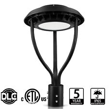 60W 100W 150W LED Pole Light Post Top Fixture Parking Lot Yard Street Lamps US picture