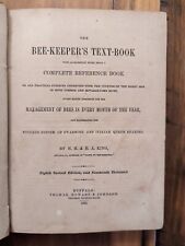 The Bee-keepers Textbook(1868) RARE picture
