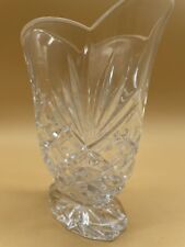 VTG  Noritake W. Germany Crystal Oval Bouquet Vase  6.5”-Hampton Hall Collection picture