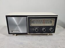VINTAGE PANASONIC FM-AM SOLID STATE TRANSISTOR RADIO RE-6137E BLK/BEIGE TESTED picture