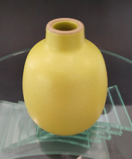 Vintage MCM HEATH California Ceramic Bud Vase #130, Wasabi/Citron Green picture