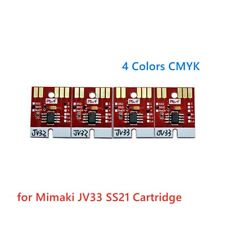 Chip Permanent for Mimaki JV33 SS21 Cartridge 4 Colors CMYK picture