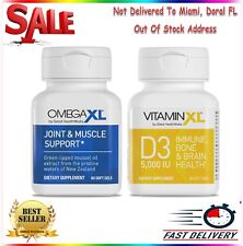 OmegaXL Joint Support Supplement - 60 Softgels & VitaminXL D3 High Potency Daily picture