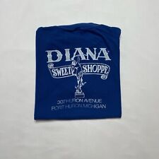 Vintage 70’s Diana Sweet Shoppe “Homemade Ice Cream” Blue Graphic T-shirt Small  picture