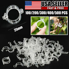 100-500Pcs 25mm Garden Plant Support Clips Tomato and Veggie Trellis Twine picture