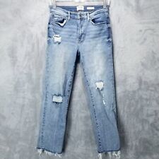 kensie jeans Women's 4/27 Blue Vintage Luxe The Slim Straight  picture