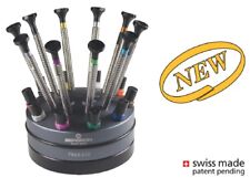 BERGEON 7965-S10 Stand with 10 watchmaker screwdrivers with special profile picture