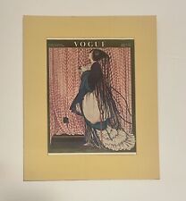 Vintage Vogue Magazine April, 1915 Original Art Deco Cover Art Print picture