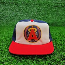 Vintage 1985 California Angels Trucker Hat Cap M/L MLB PCL ALW Baseball picture