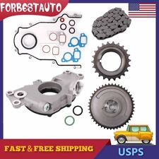 LS High Volume Oil Pump Parts Change Kit+Gaskets &Timing Chain For RTV 5.3L 6.0L picture