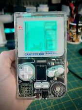 Nintendo Game Boy LIGHT - Premium Restored - Black n64freak Motherboard + LiPo picture