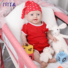 IVITA 20'' Full Silicone Reborn Dolls Lifelike Newborn Baby GIRL Toys Xmas Gift picture