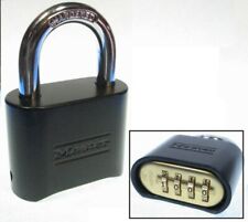 Master Lock No. 178BLK Bottom Combination Padlock, Resettable, D11 picture