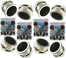 Chrome Super High Frequency Mini Dome Car Tweeters 4 Pairs 1200W Total Power picture