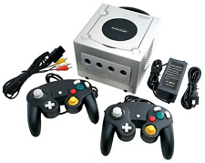 Nintendo GameCube DOL-001 Gaming System SILVER Console 2 Controller Bundle NGC picture