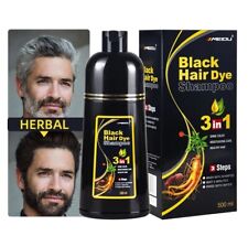 Black Hair Dye Shampoo Instant 3 in 1 +100% Grey Coverage picture