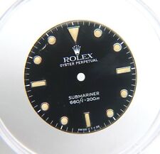 Vintage Genuine Rolex Submariner 5513 Glossy Black Watch Dial Cream Tritium Lume picture