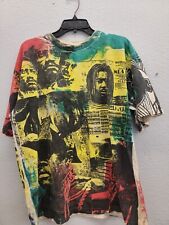 Vintage Bob Marley iRoile Blue Multicolor Shirt SizeXL. Fast Shipping picture