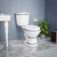 India Reserve Elongated 2 Piece Bathroom Toilet Dual Flush Push Button and Seat picture