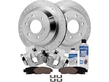 25CT81W Rear Brake Pad Rotor and Caliper Set Fits 2003-2006 Chevy SSR picture
