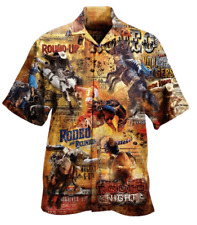 Rodeo Is Not Sport Its Life Multicolor Amazing Design Hawaiian Shirt For Men picture