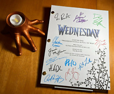Wednesday Pilot Script Cast-Signed- Autograph Reprints- Addams Family picture