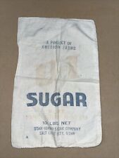 U and I Sugar Sack 10 lb Cloth Bag Utah Idaho Co Salt Lake City picture