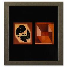 Victor Vasarely (1908-1997) Framed Vintage Geometric Art picture