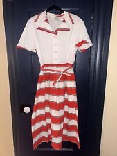 1940s Dress 40a Patriotic Dress Original Vintage Dress  picture