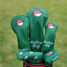 New Malbon Golf Club Headcovers Driver Fairway Woods Cover Head Covers Set 135UT picture