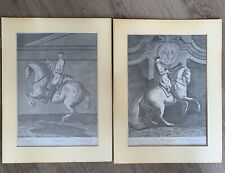 Johann Elias Ridinger, equestrian representation ~ 18th century picture