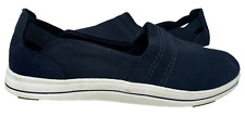 Clarks Cloudsteppers Women's Breeze Step Slip On Shoes Navy Size:9 #29343 205H picture