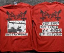 Mayhem Deathcrush Black Metal Band T-Shirt, Mayhem Deathcrush No Fun No Mosh No picture