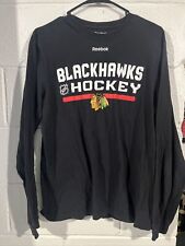 Chicago Blackhawks NHL Reebok vintage long sleeve T-shirt Large picture