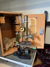 Antique 19th C. Brass Bausch & Lomb Microscope B&L Optical Co Purchased1967 picture