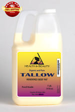TALLOW ORGANIC GRASS-FED RENDERED BEEF FAT 100% PURE 7 LB picture
