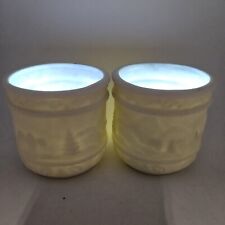 A Pair Of Christmas Lithophane Votive Candleholders picture