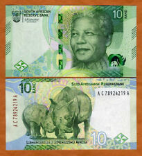 South Africa, 10 rand, ND (2023), P-W148, UNC Mandela, Rhino, New Design picture