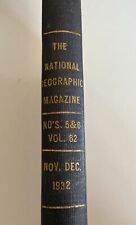 Vintage 1932 National Geographic Vol 62 #5&6 Nov-Dec ‘32 HC Illustrated Color picture