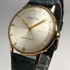 Vintage 1962 Seiko Crown Rare Record Dial Gold Filled J15003E Hand-winding #1500 picture