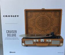 Crosley Cruiser Deluxe 3-Speed Bluetooth Turntable Record Player - Brand NEW picture