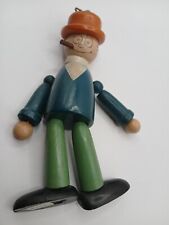 Vintage Antique Jaymar Moon Mullins Wood Jointed Toy Doll 1930s Rare picture