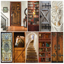 Ancient Egypt 3D Rustic Barn Door Sticker Decal Self-adhesive Wrap Mural picture