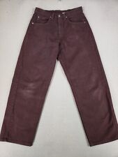 Vintage Levis L2 Jeans Mens 31x30 Brown Baggy Denim Wide Leg Grunge Y2K Hip Hop picture
