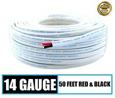 14 Gauge AWG Marine Grade Wire Cable Tinned OFC Copper Duplex 14/2 - 50 Feet picture