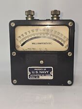  Rare  Weston Electrical Instrument. Analog DC  Once Property of the U.S. Navy.  picture